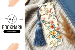 Watercolor floral branches with pink orange and yellow Product Image 1