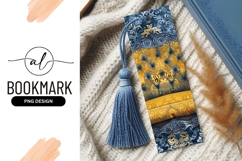 Ornate Yellow and Blue Upholstered Chair Detail Product Image 1