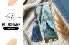 Teal Teepee Illustration with Floral and Geometric Patterns Product Image 1