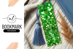 Green bokeh bookmark png design Product Image 1