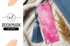 Pink bokeh bookmark png design Product Image 1
