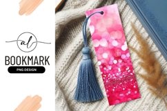 Pink bokeh bookmark png design Product Image 1