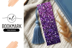 Sparkling purple bookmark png design Product Image 1