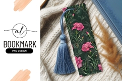 Elegant floral bookmark png design Product Image 1
