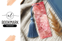Elegant pink floral bookmark png design Product Image 1