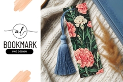 Elegant floral bookmark png design Product Image 1
