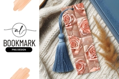 Elegant rose pattern bookmark png design Product Image 1