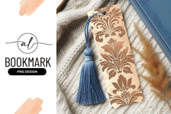 Elegant damask pattern bookmark png design Product Image 1