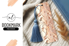 Elegant rose gold bookmark png design Product Image 1