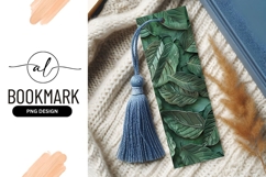 Green leaves bookmark png design Product Image 1