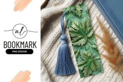 Green leaf bookmark png design Product Image 1