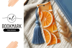 Vibrant orange slices bookmark png design Product Image 1
