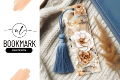 Elegant floral bookmark png design Product Image 1
