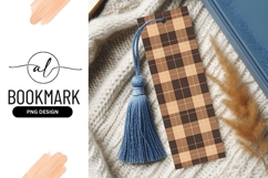Wooden plaid bookmark png design Product Image 1