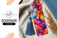 Vibrant floral bookmark png design Product Image 1