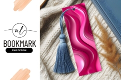 Pink Glossy Abstract Background Bookmark Png Product Image 1