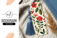 Floral bookmark png design Product Image 1