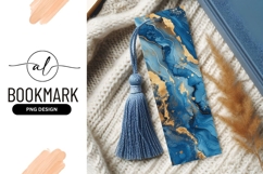 Blue marble bookmark png design Product Image 1