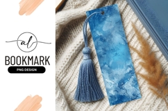 Blue abstract art bookmark png design Product Image 1