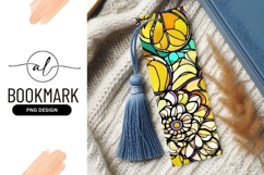 Abstract Floral Stained Glass Pattern Design Product Image 1