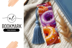 Sweet Glazed Donuts Delicious Treat Bookmark Png Product Image 1