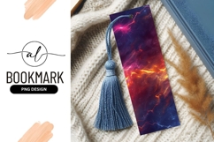 Cosmic Bookmark With Tassel On Knitted Background Product Image 1