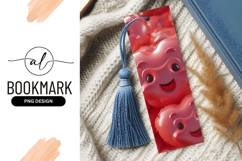 Red Heart Character Abstract Rendering Bookmark Png Product Image 1