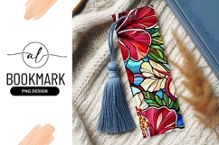 Vibrant Stained Glass Floral Illustration Background Product Image 1