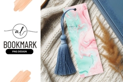 Elegant Bookmark Png With Tassel On Knit Background Product Image 1