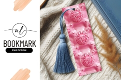 Pink Abstract Illustration With Organic Shapes Bookmark Png Product Image 1