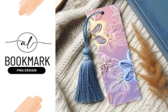 Elegant Floral Bookmark Png For Creative Projects Product Image 1