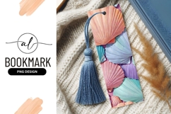 Seashell Bookmark With Blue Tassel On Blanket Product Image 1