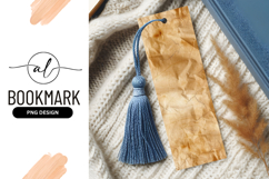 Crumpled Brown Paper Texture with Cracks and Stains Bookmark Product Image 1