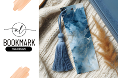 Abstract Blue and Silver Fluid Art Texture with Veins Product Image 1