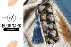 Textured Stone and Moss Arrangement Vertical Composition Product Image 1