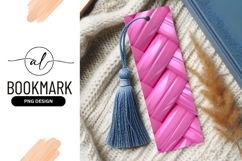 Pink Bookmark With Tassel Png Design Product Image 1