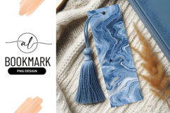 Abstract blue marble texture with swirling patterns Product Image 1