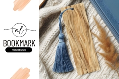 Elegant Wooden Bookmark Png With Tassel Design Product Image 1