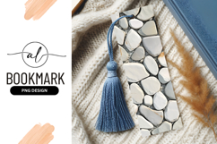 White Stone Pattern Graphic Bookmark Png Image Product Image 1
