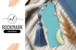 Blue Bookmark Png With Moon And Stars Product Image 1