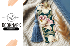Elegant Pink Peony Flower Illustration On Teal Product Image 1