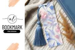 Pastel Floral Illustration with Pink and Blue Flowers Product Image 1
