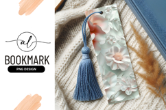 Floral 3 D Illustration of White and Peach Flowers Product Image 1