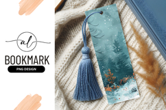 Winter Forest Scene with Snowfall and Orange Foliage Product Image 1