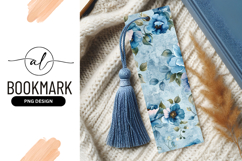 Watercolor floral design with blue and pink flowers Product Image 1