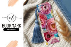 Close-up of Pink and Blue Watercolor Ranunculus Flowers Product Image 1