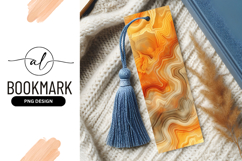 Abstract Agate Stone Texture with Orange Brown and Beige Product Image 1