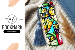 Stained Glass Style Bookmark Png Design Product Image 1