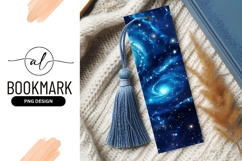 Galaxy Bookmark Png With Blue Tassel Detail Product Image 1