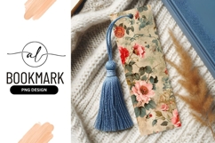 Floral Illustration with Pink and Red Roses and Green Leaves Product Image 1
